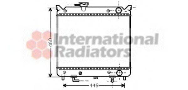 VAN WEZEL 52002071 Радіатор, охолодження двигуна