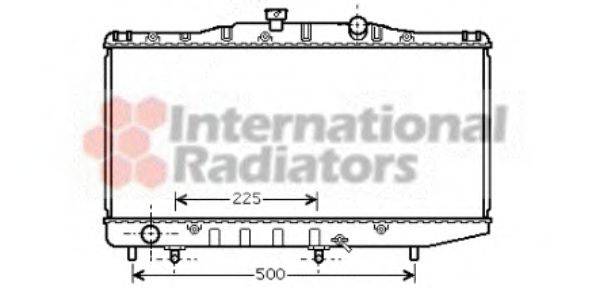 VAN WEZEL 53002325 Радіатор, охолодження двигуна