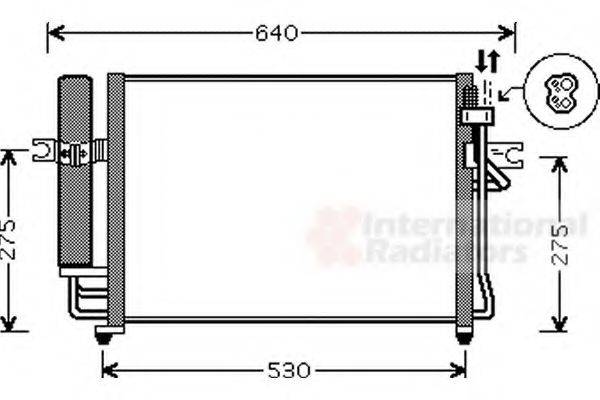 VAN WEZEL 82005090 Конденсатор, кондиціонер