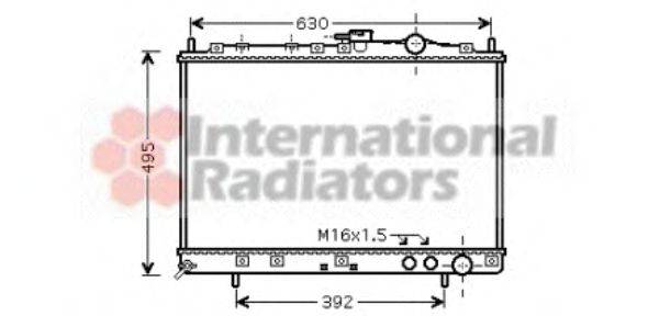 VAN WEZEL 83002037 Радіатор, охолодження двигуна