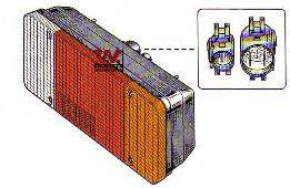 VAN WEZEL 1650926 Задній ліхтар