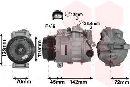 VAN WEZEL 3000K586 Компресор, кондиціонер