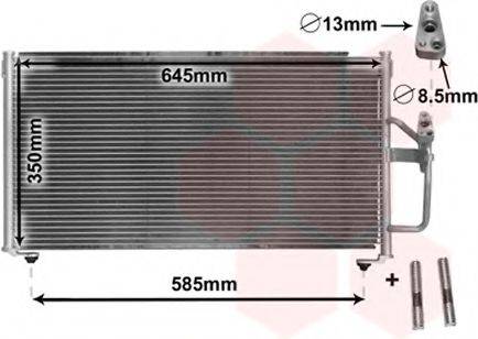 VAN WEZEL 32005245 Конденсатор, кондиціонер