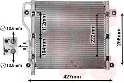 VAN WEZEL 82005376 Конденсатор, кондиціонер