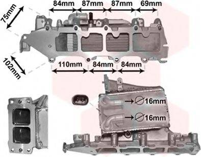 VAN WEZEL 58004361 Інтеркулер