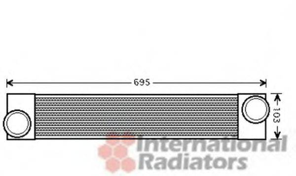 VAN WEZEL 06004346 Інтеркулер