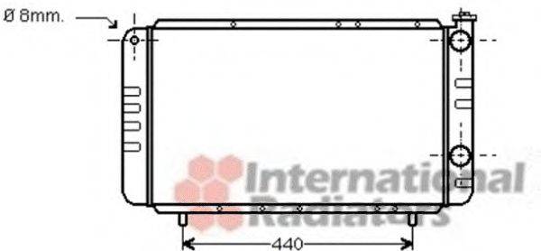 VAN WEZEL 43002058 Радіатор, охолодження двигуна