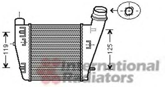 VAN WEZEL 43004423 Інтеркулер