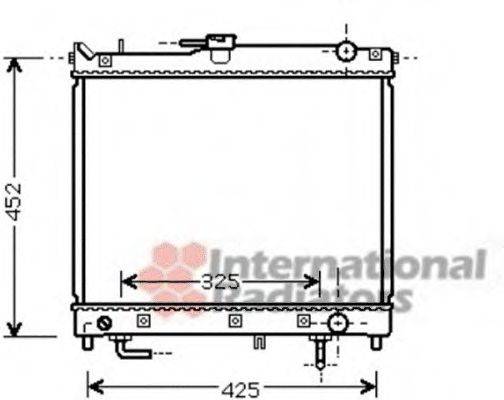 VAN WEZEL 52002109 Радіатор, охолодження двигуна