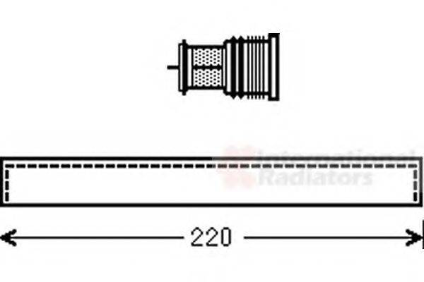 VAN WEZEL 5800D294 Осушувач, кондиціонер