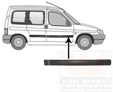 VAN WEZEL 0903424 Облицювання / захисна накладка, двері
