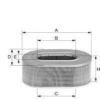 UNIFLUX FILTERS XA214 Повітряний фільтр