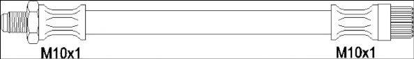WOKING G190164 Гальмівний шланг