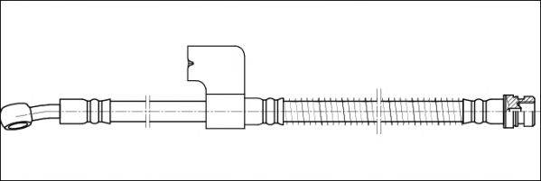 WOKING G190446 Гальмівний шланг