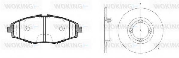 WOKING 8796300 Комплект гальм, дисковий гальмівний механізм