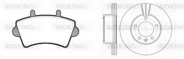 WOKING 8919301 Комплект гальм, дисковий гальмівний механізм