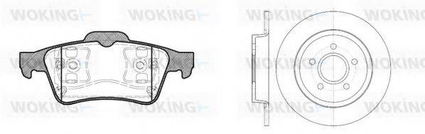 WOKING 8942301 Комплект гальм, дисковий гальмівний механізм