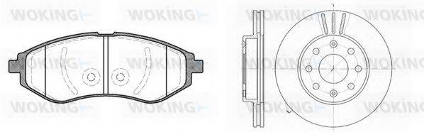WOKING 8886300 Комплект гальм, дисковий гальмівний механізм