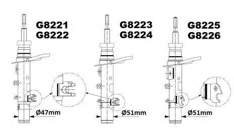 MONROE G8221 Амортизатор