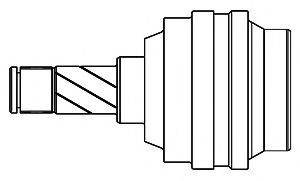 GSP 618002 Шарнірний комплект, приводний вал