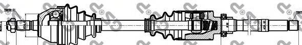 GSP 210044 Приводний вал