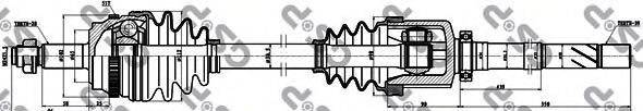 GSP 250059 Приводний вал