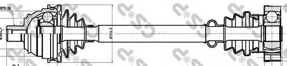 GSP 261003 Приводний вал