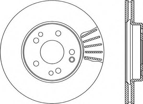 OPEN PARTS BDR131320 гальмівний диск