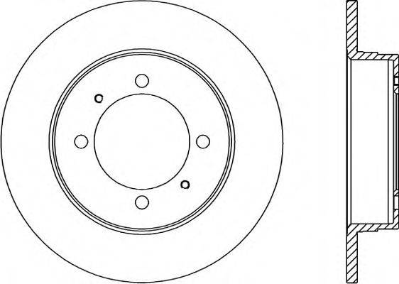 OPEN PARTS BDR133510 гальмівний диск