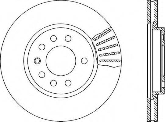 OPEN PARTS BDR141820 гальмівний диск