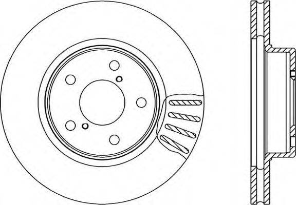 OPEN PARTS BDR149120 гальмівний диск