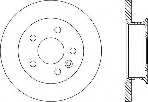 OPEN PARTS BDR158510 гальмівний диск