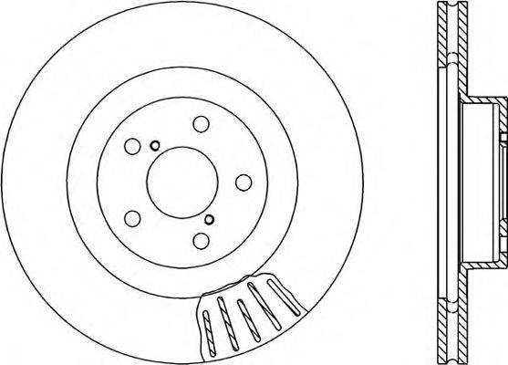 OPEN PARTS BDR181920 гальмівний диск