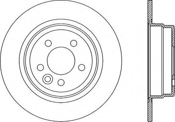 OPEN PARTS BDR189410 гальмівний диск