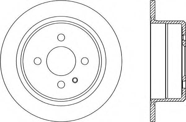 OPEN PARTS BDR192810 гальмівний диск