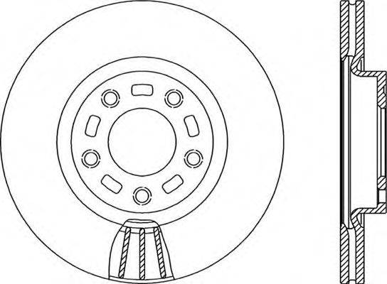 OPEN PARTS BDR215620 гальмівний диск