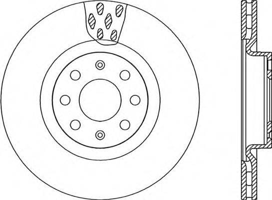 OPEN PARTS BDR225920 гальмівний диск