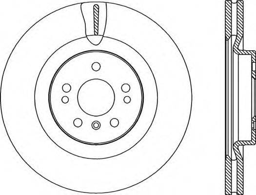 OPEN PARTS BDR229420 гальмівний диск