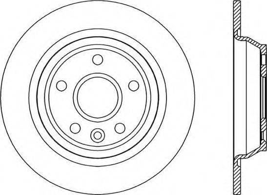 OPEN PARTS BDR230310 гальмівний диск