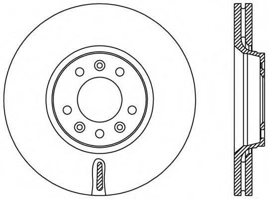 OPEN PARTS BDR238320 гальмівний диск