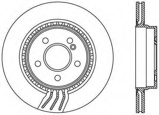 OPEN PARTS BDR239620 гальмівний диск