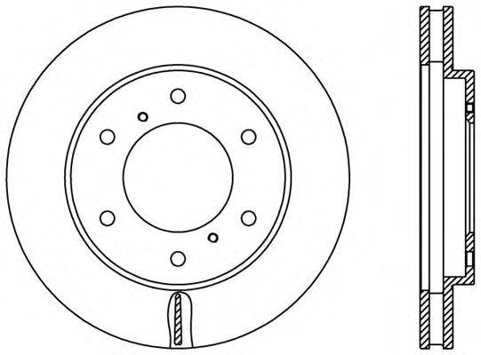 OPEN PARTS BDR241420 гальмівний диск