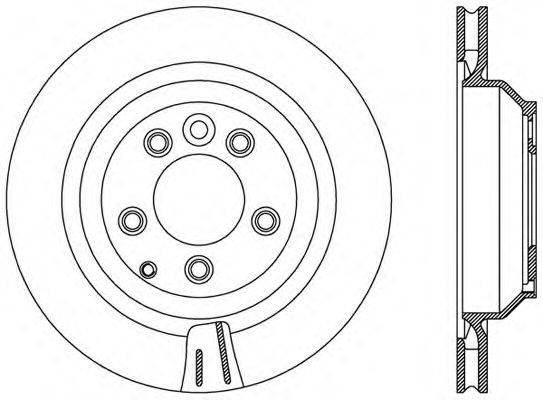 OPEN PARTS BDR248920 гальмівний диск