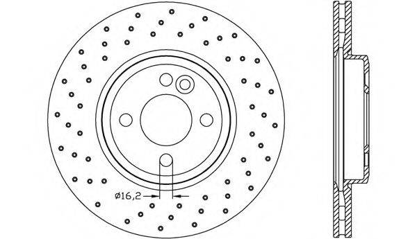 OPEN PARTS BDR261420 гальмівний диск