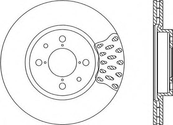 OPEN PARTS BDA114620 гальмівний диск