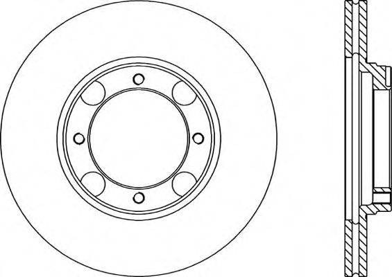 OPEN PARTS BDA119220 гальмівний диск