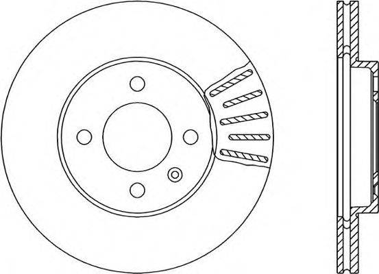 OPEN PARTS BDA157920 гальмівний диск