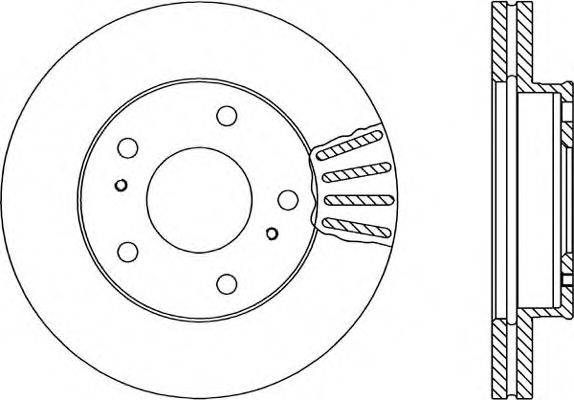 OPEN PARTS BDA170920 гальмівний диск