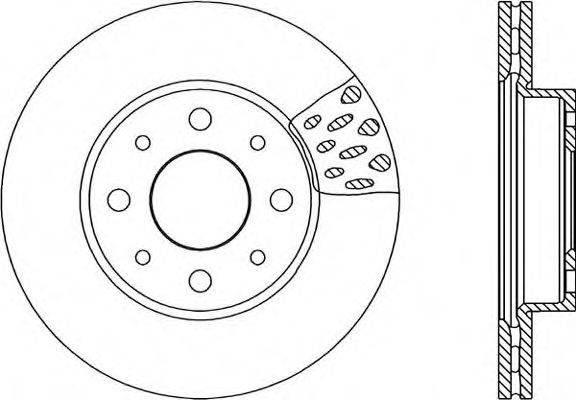 OPEN PARTS BDA176620 гальмівний диск