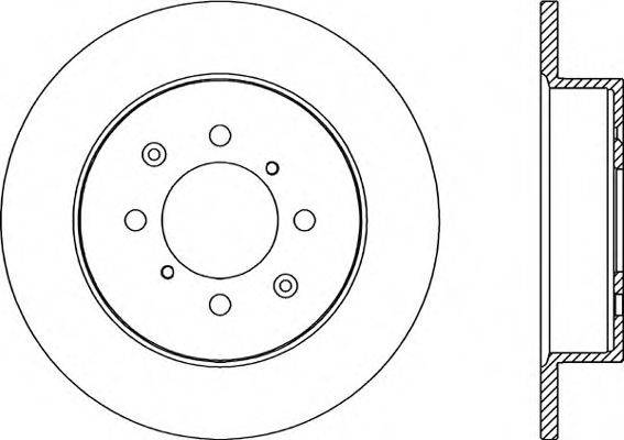 OPEN PARTS BDA218610 гальмівний диск